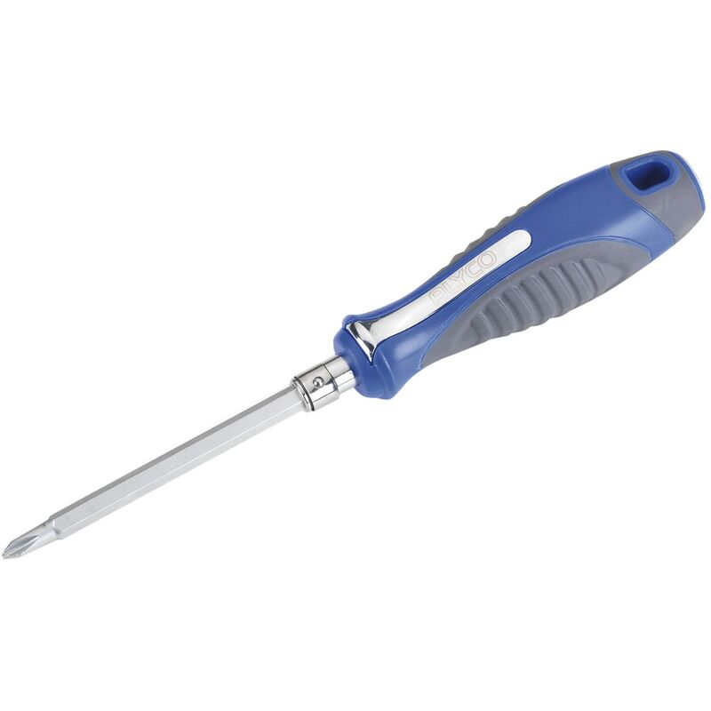 

Alyco-tools - Destornillador De 2 Bocas Con Varilla Intercambiable Serie Corta