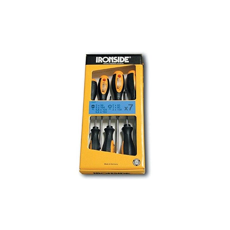 

Destornillador 5 piezas pl + ph + pz - Ironside