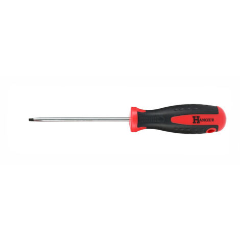 DESTORNILLADOR LECTRICISTA PLANO 3 L.155 MM - COLGADOR - 131020