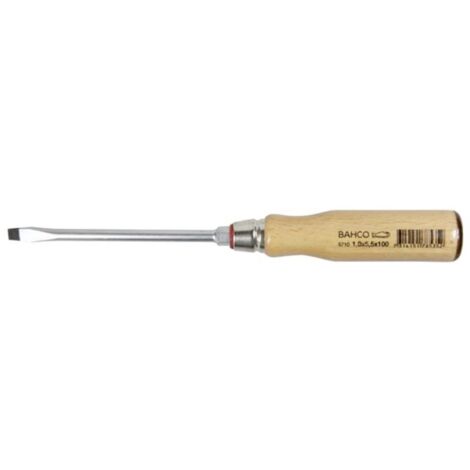 DESTORNILLADOR MANGO MADERA B.PLANA 3,5 - BAHCO