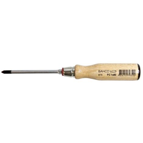 DESTORNILLADOR MANGO MADERA PZ2 - BAHCO