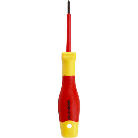 Destornillador phillips aislado vde ph0 x 60 mm workpro