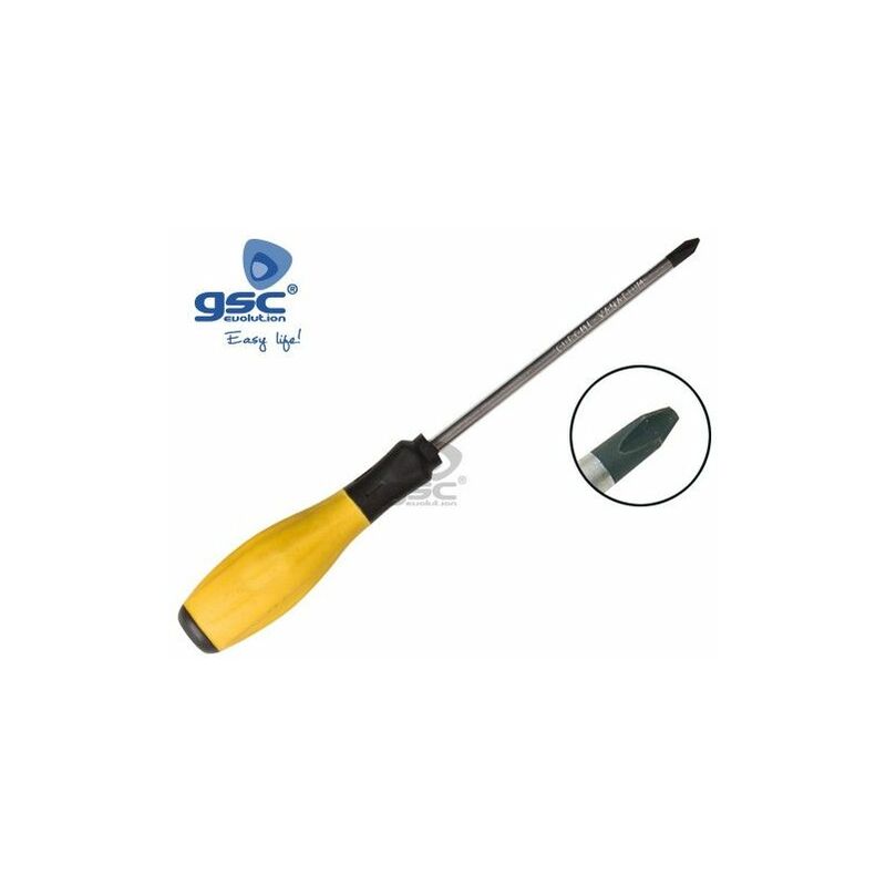 

Destornillador Phillips Cromo Vanadio PH0x75mm 002800026 - GSC