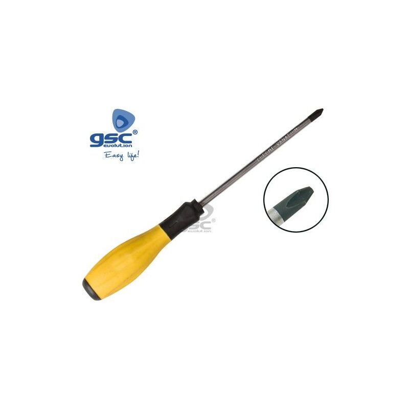 

Destornillador Phillips Cromo Vanadio PH1x100mm 002800027 - GSC