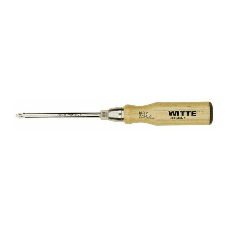 

Witte 96301 - Destornillador Phillips Con Mango De Madera (Ph1X85)