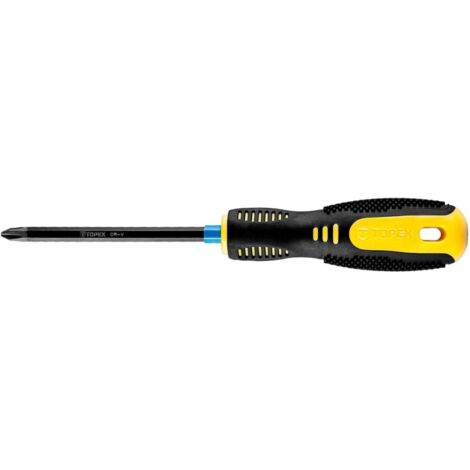 Destornillador Phillips Topex PH2 100 mm - Magnético, ergonómico