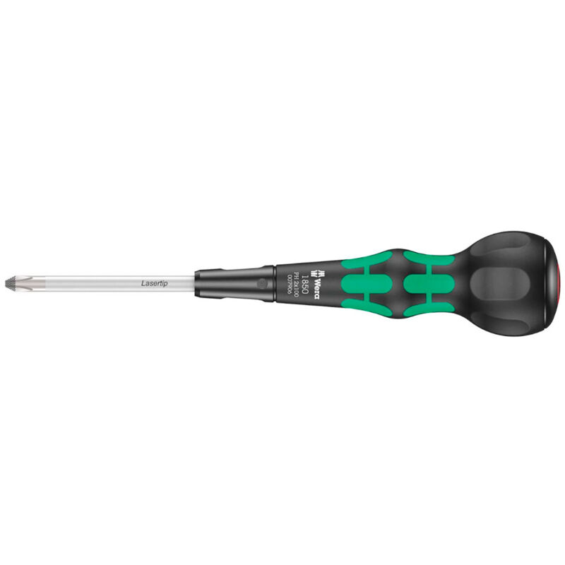 Destornillador Phillips Wera 007906 Kraftform con Mango de Bola, ph 2 x 100 mm (05007906001)