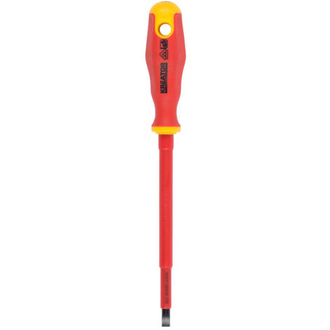 Destornillador plano certificado VDE Kreator 6,5x150 mm