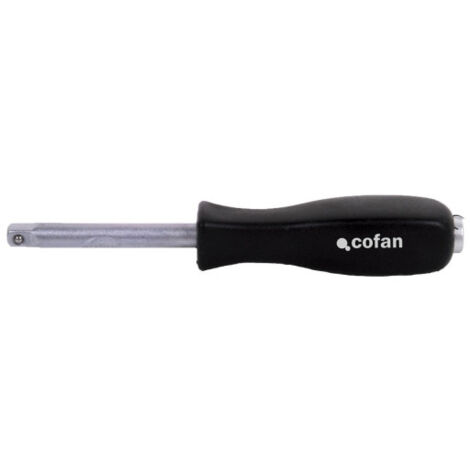 Destornillador rígido doble boca en 1/4" con cuadradillo trasero 09502005