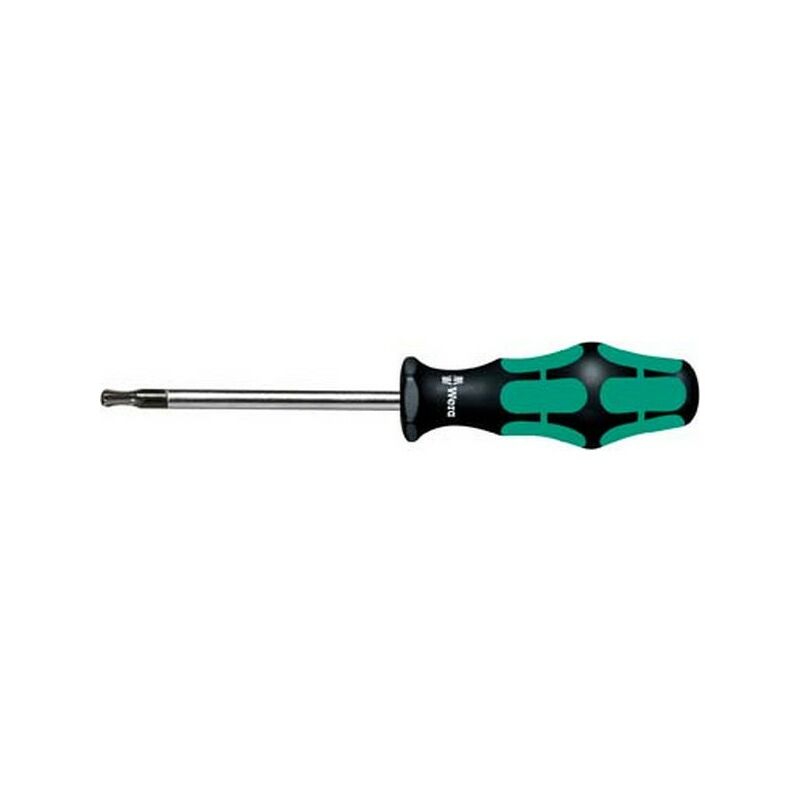 

Destornillador TORX® con cabeza esférica, dimensiones : T 20, Largo de la hoja 100 mm, Ø de la hoja 4,5 mm