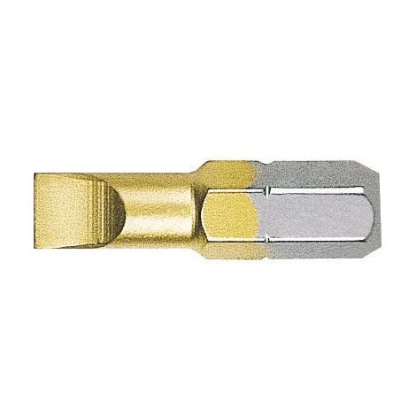 Destornillador WITTE punta plana estándar corta 1/4" (5,5x25 mm)