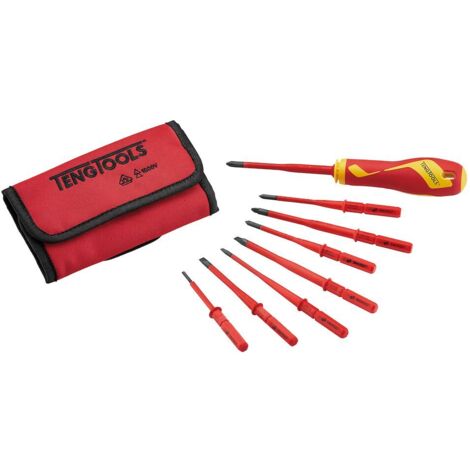 Destornillador y hojas intercambiables aisladas MDV909N ISO 2380 ISO 8764-1 TENGTOOLS