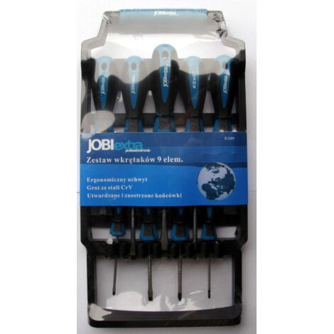 DESTORNILLADORES 9 uds PERCHA