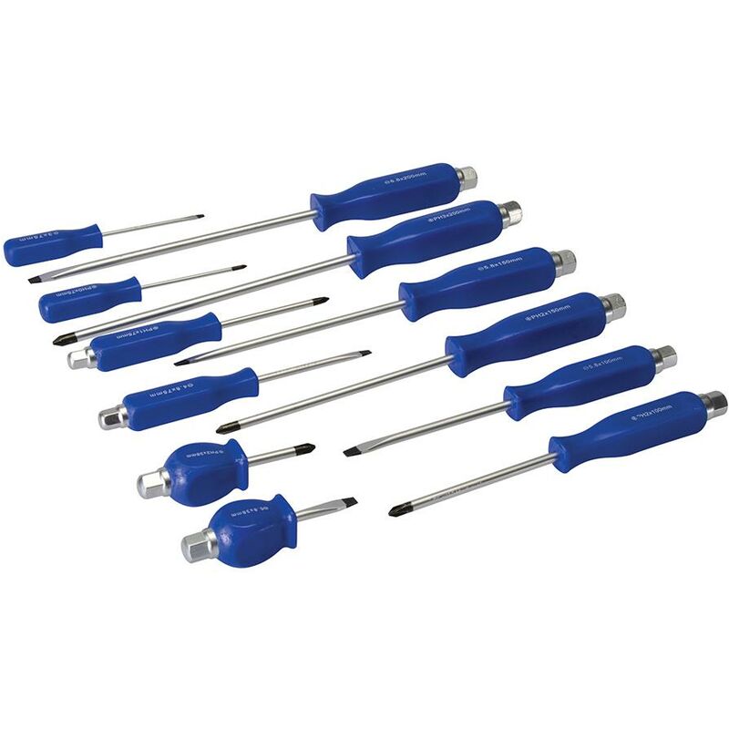 Silverline - Destornilladores para mecánicos, 12 pzas 12 pzas