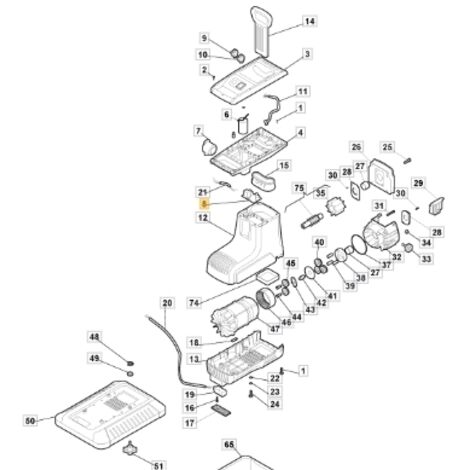 Destructeur de cartes électroniques modèles MS2500 ORIGINAL STIGA 118802172/0