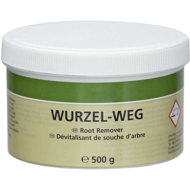 Destructeur de souche Wenko dévitaliseur souche, accélère la décomposition naturellement sans effort, granulés inoffensifs pour vos sols, Fabrication