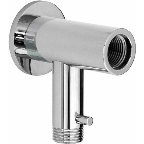 Desviador universal para brazo de ducha modelo redondo Tecom DDVBDRO Cromo
