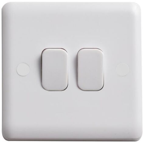 Deta Vimark VC1204 Light Switch 2-Gang 2-Way DETVC1204