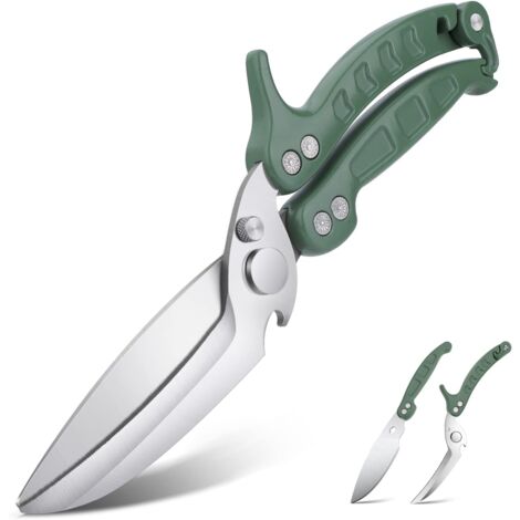 Detachable Poultry Scissors, Shark Tooth Kitchen Scissors, Professional Multifunctional Kitchen Scissors