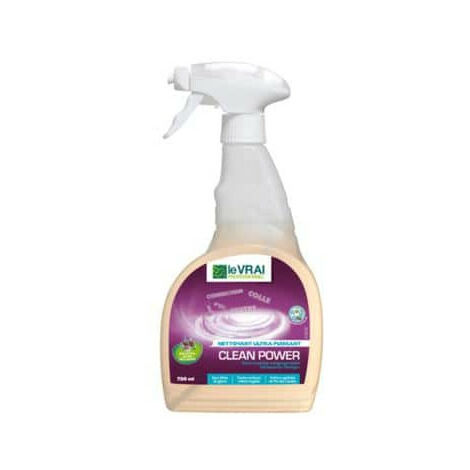 Détachant ultra puissant 750ml – Élimine encres, colles, goudrons – Pour surfaces fragiles comme bois et inox – Fabrication française – Le Vrai Professionnel