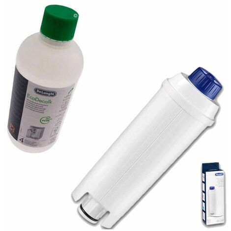Détartrant 500ml ECODECALK et filtre adoucisseur d'eau modèles ECAM