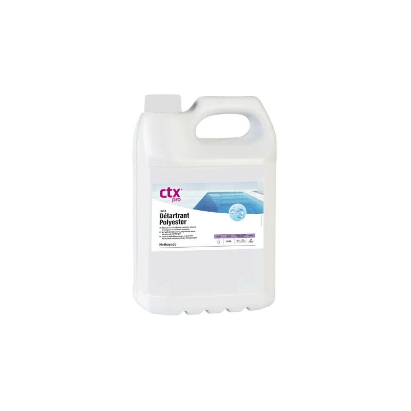 Détartrant anti-calcaire AstralPool CTX 53 5L. nettoyage piscine polyester - 5 litres