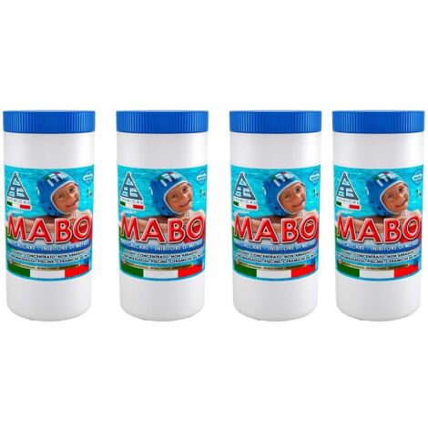 De'tartrant d'eau MABO et agent se'questrant de me'taux pour piscines 1 l pour e'viter les de'pots de calcaire et de me'taux dans l'eau de piscine
