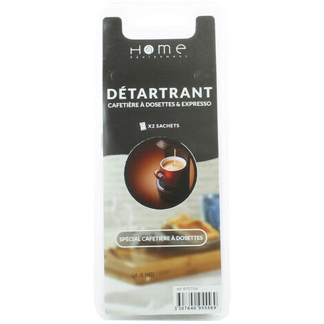 Détartrant en poudre , 2 sachets de 40grs spécial pour Cafetière à dosettes  A95556 pour Cafetière - Expresso broyeur