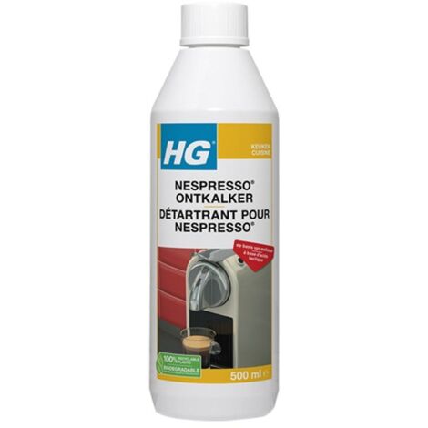 Détartrant HG pour Nespresso® (500ml pour 5 mois)