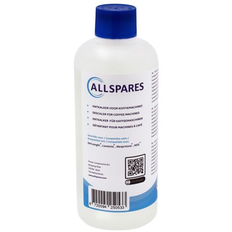 Détartrant liquide DeLonghi EcoDecalk DLSC500 (500 ml pour 4 mois) par AllSpares