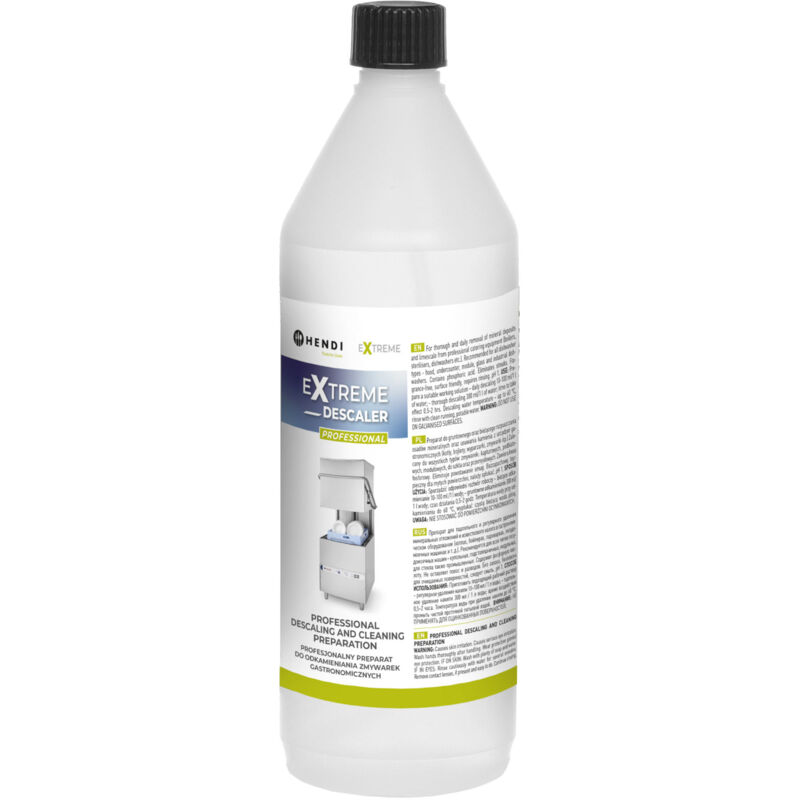 Détartrant liquide pour détartrer les lave-vaisselle de restauration 1L - Hendi 975008