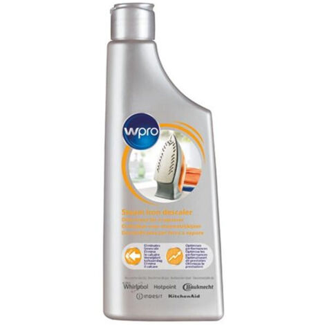 Détartrant liquide pour fer à repasser et centrale vapeur - Flacon de 250 ml - WPRO