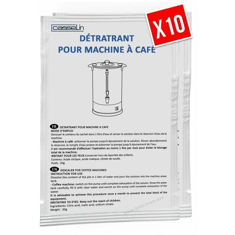 Casselin - Détartrant pour machine à café et percolateur