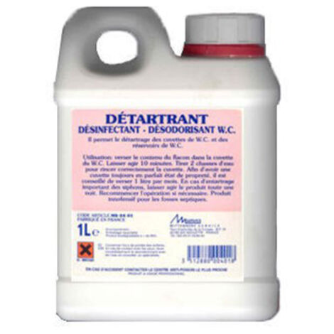 Détartrant pour cuvette WC
