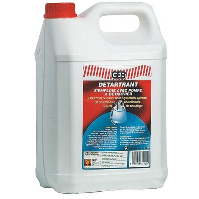 Detartrant pour pompe a detartrer