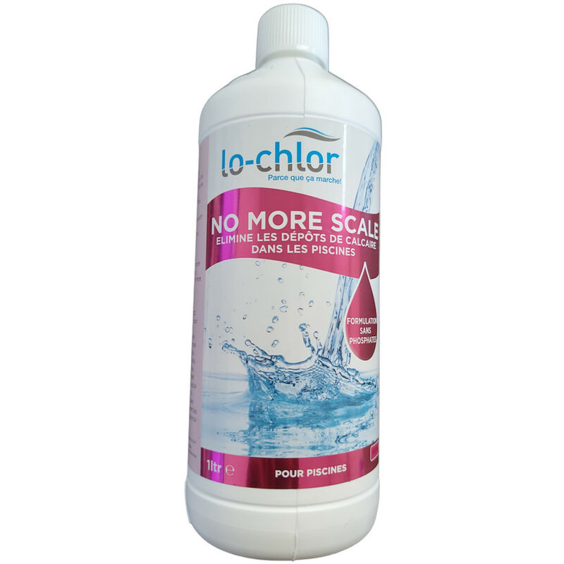Lo-chlor - Anti calcaire pour piscine 1litre sans phosphates.