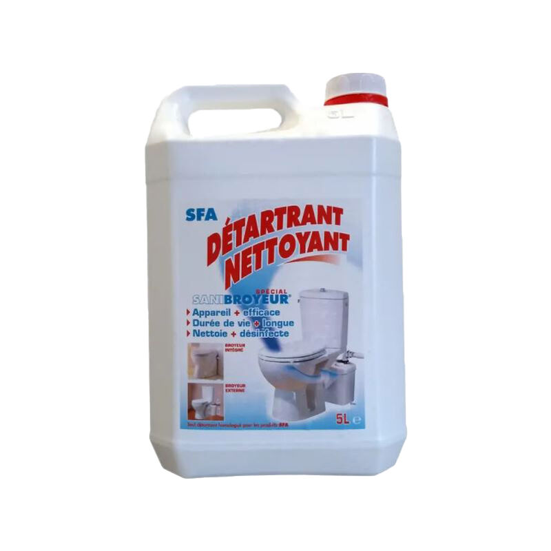 Détartrant nettoyant pour broyeur 5l - SFA - DETFR