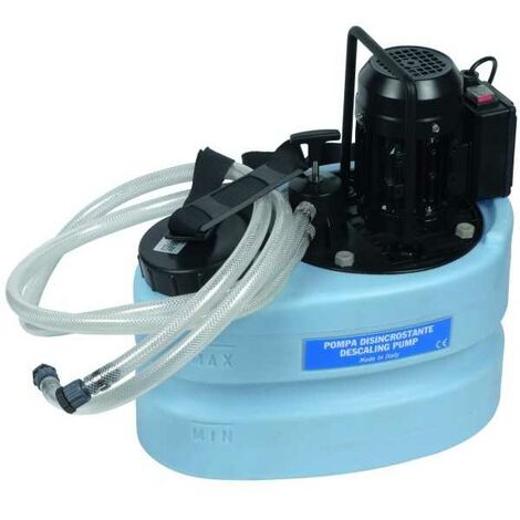 Détartreur EUROMAX 20 – Réservoir 20L – Inverseur de flux breveté pour nettoyage efficace – 2600 L/h – 0,33HP – Dimensions 45x46x32 cm – Euroacque