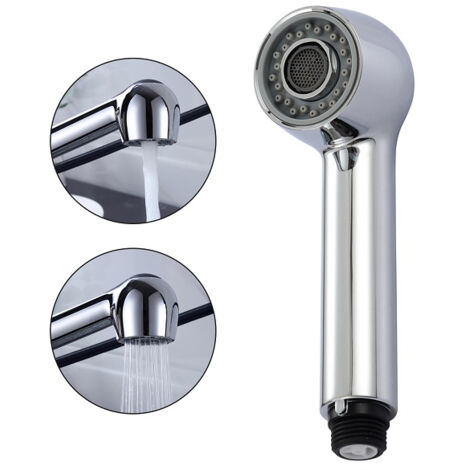 DETBOM Douchette de Robinet Chromé Douche d'Evier avec 2 Types de Jet Tête de Douche pour Robinet Mitigeur Cuisine