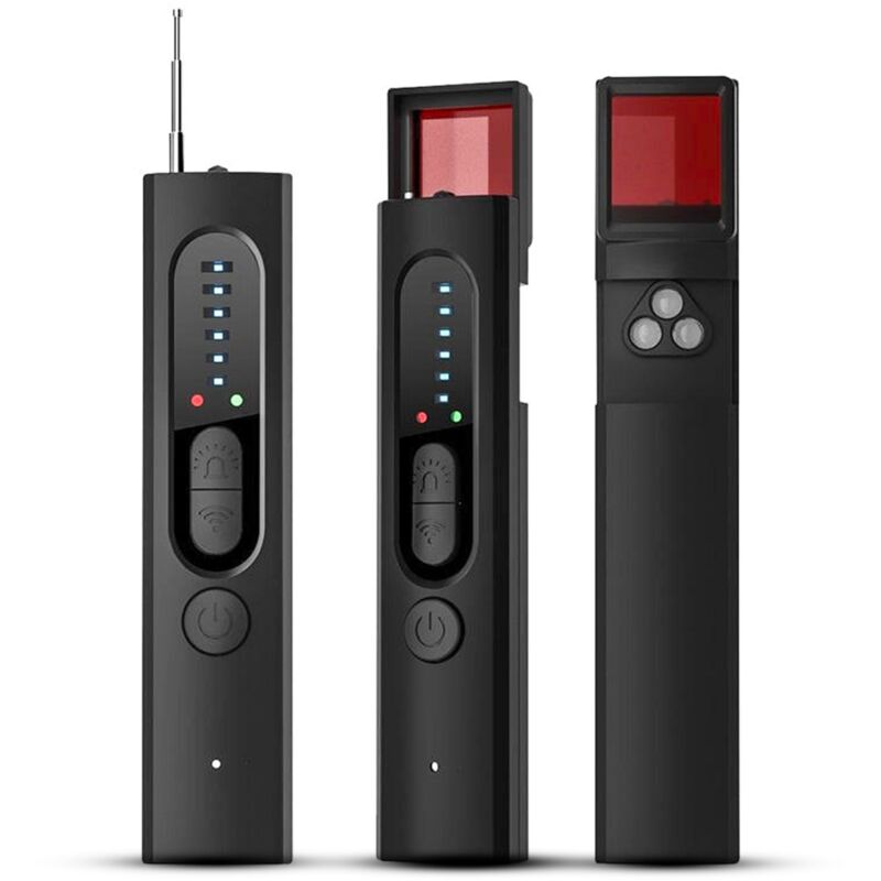 Détecteur anti espion Full Detector - Détecteur de micro, detecteur de caméra cachée - Tracker de gps - Sensible pour sécurité - Fishtec