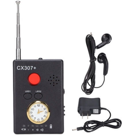 Détecteur Anti‑espionnage GPS et Caméras, Surveillance de Signaux, Alimentation 110‑220V avec Prise US