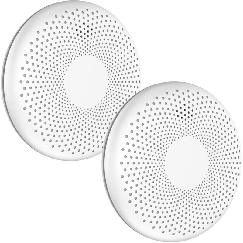 Beijiyi - Détecteur Combiné avec Fumée et Monoxyde de Carbone - Alarme Incendie & Alarme de Monoxyde de co - 2 pièces