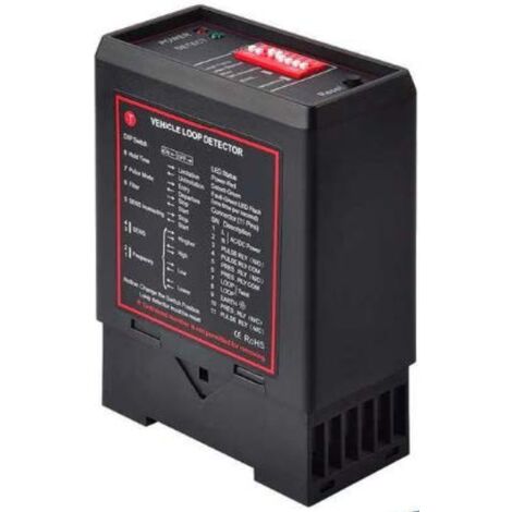 détecteur de boucle magnétique - 1 canal - 12 à 24 volts - ac / dc - acie w-dbm24