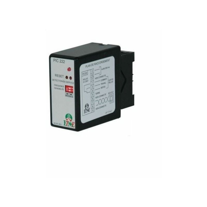 Détecteur de boucle magnétique pic 242, 1 canal, 24V ac/dc, etme