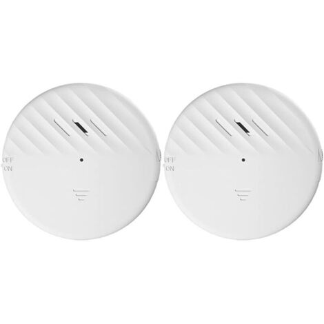Détecteur de bris de verre, alarme de fenêtre avec alarme de 125 dB, alarme à capteur de vibration de fenêtre pour votre maison, bureau, garage, dortoir ou même camping-car (lot de 2)