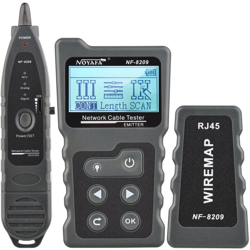 Détecteur de câbles NF-8209, multifonction, sans batterie