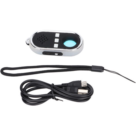 Détecteur de Caméra Mini S200, Alarme Antivol Multifonction avec LED et Flash de Sécurité de Poche