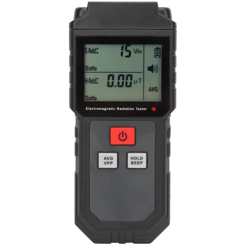 Détecteur de champs électromagnétiques (CEM) numérique, écran LCD, capteur intelligent, idéal pour les inspections CEM à domicile, au bureau, en