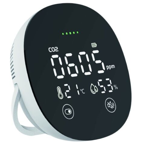 Détecteur de CO2 + mesure température/humidité - Chacon