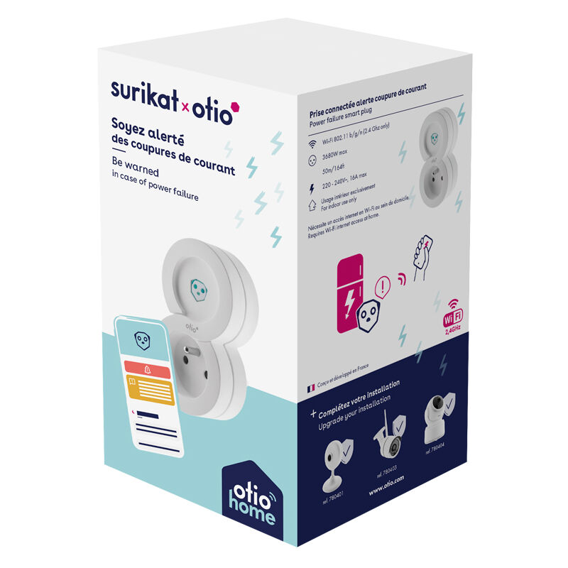 Otio - Détecteur de coupure électrique connecté Surikat